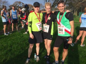 Hayling Island 10 mile race - With our medals