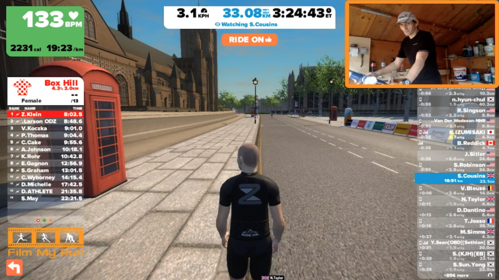 Zwift Running First Marathon