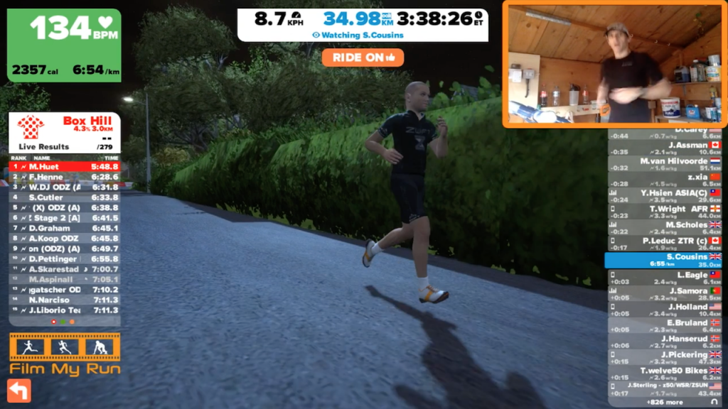 Zwift Running First Marathon