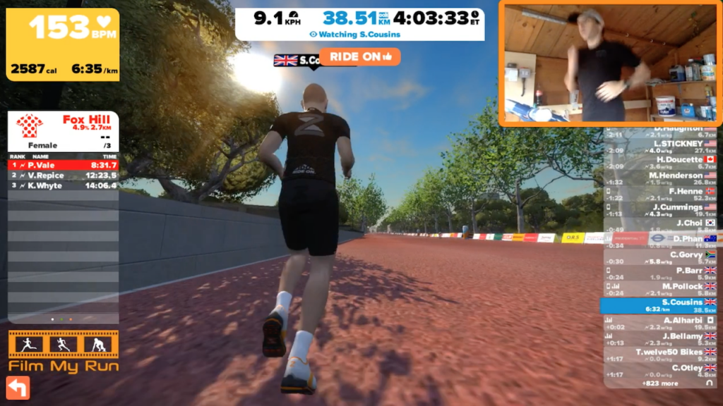 Zwift Running First Marathon