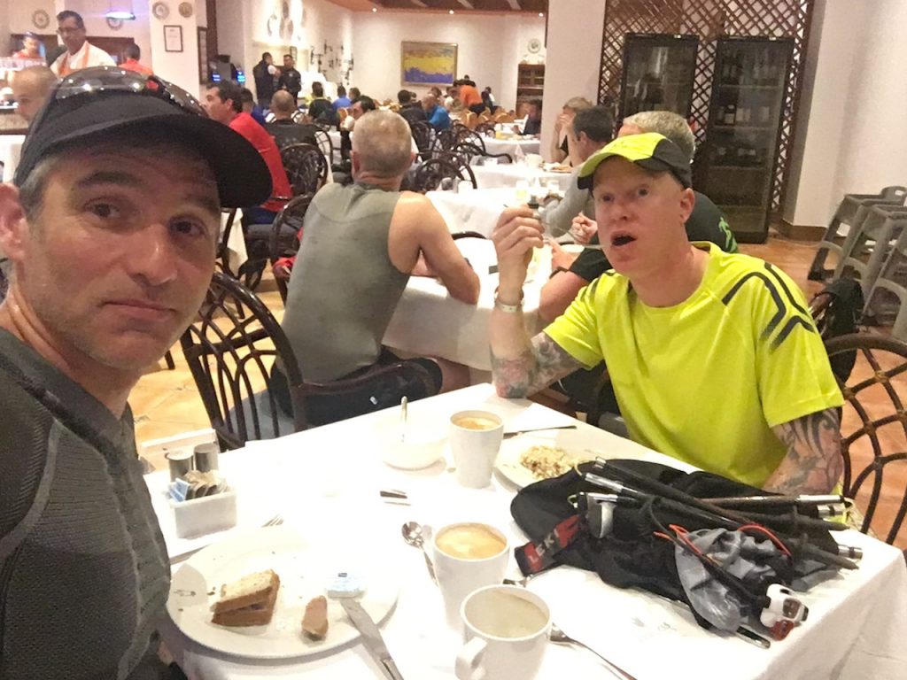 Transvulcania 2018 breakfast